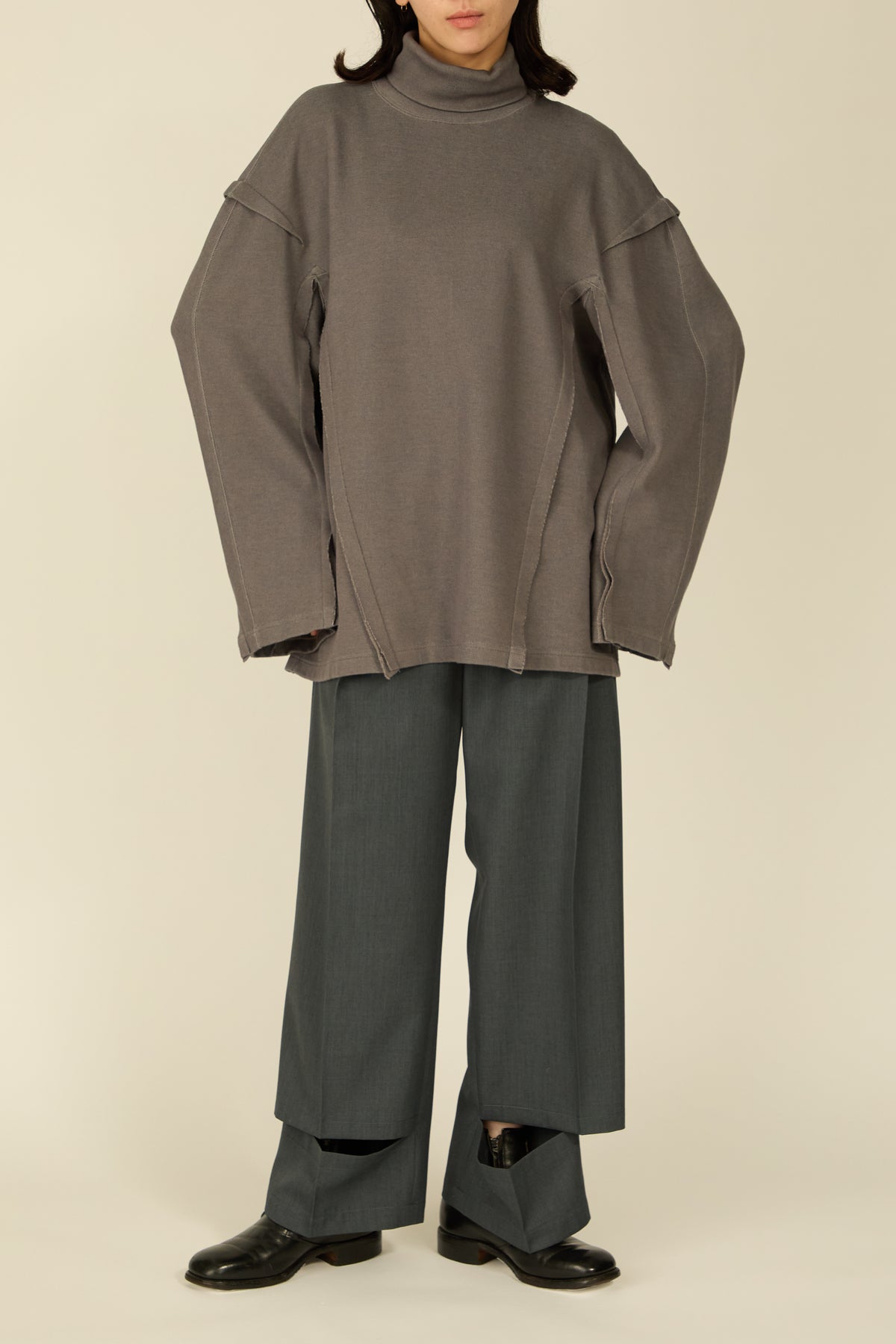 i'm here : " SLIT " JERSEY : / GRAY