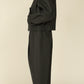 i'm here : " COTTON LEATHER " BLOUSON : / GRAY
