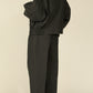 i'm here : " COTTON LEATHER " BLOUSON : / GRAY