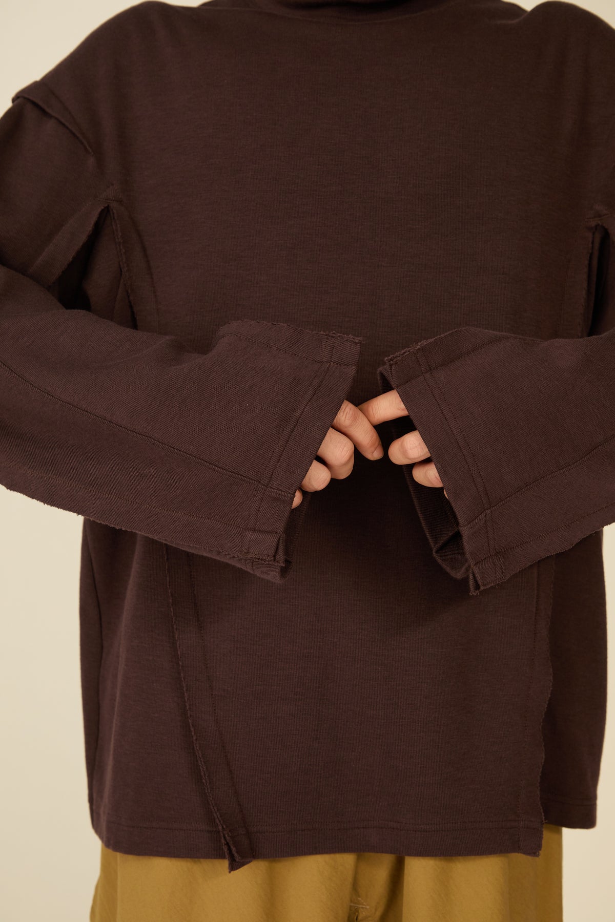 i'm here : " SLIT " JERSEY : / GRAY