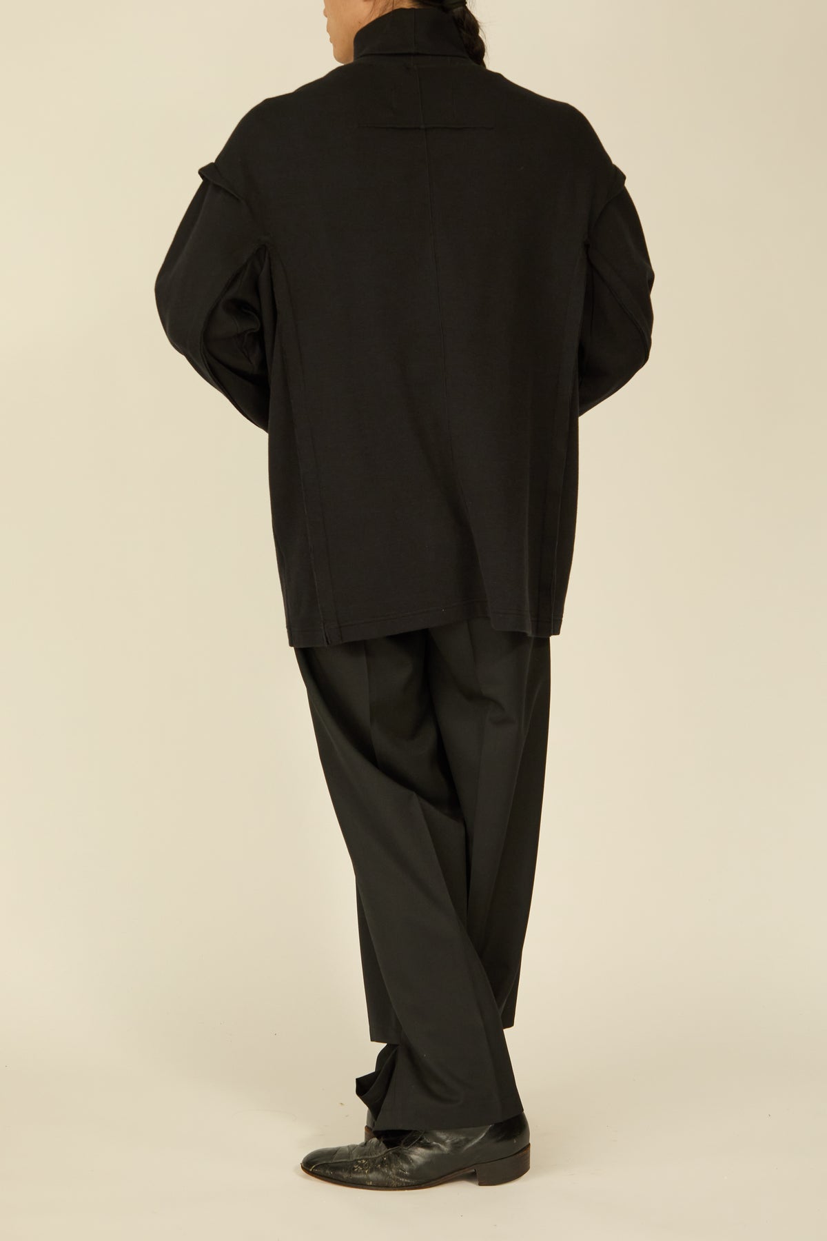 i'm here : " SLIT " JERSEY : / BLACK