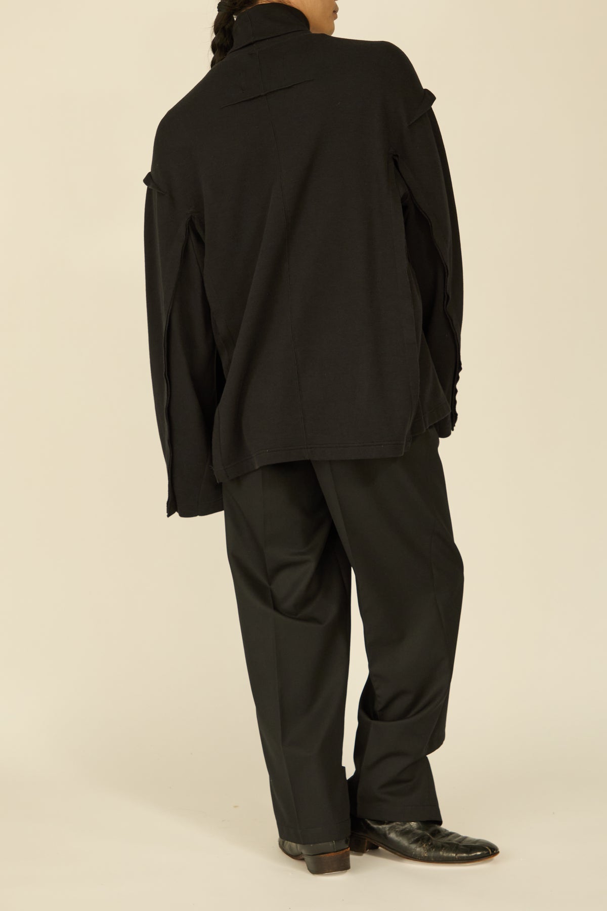 i'm here : " SLIT " JERSEY : / BLACK