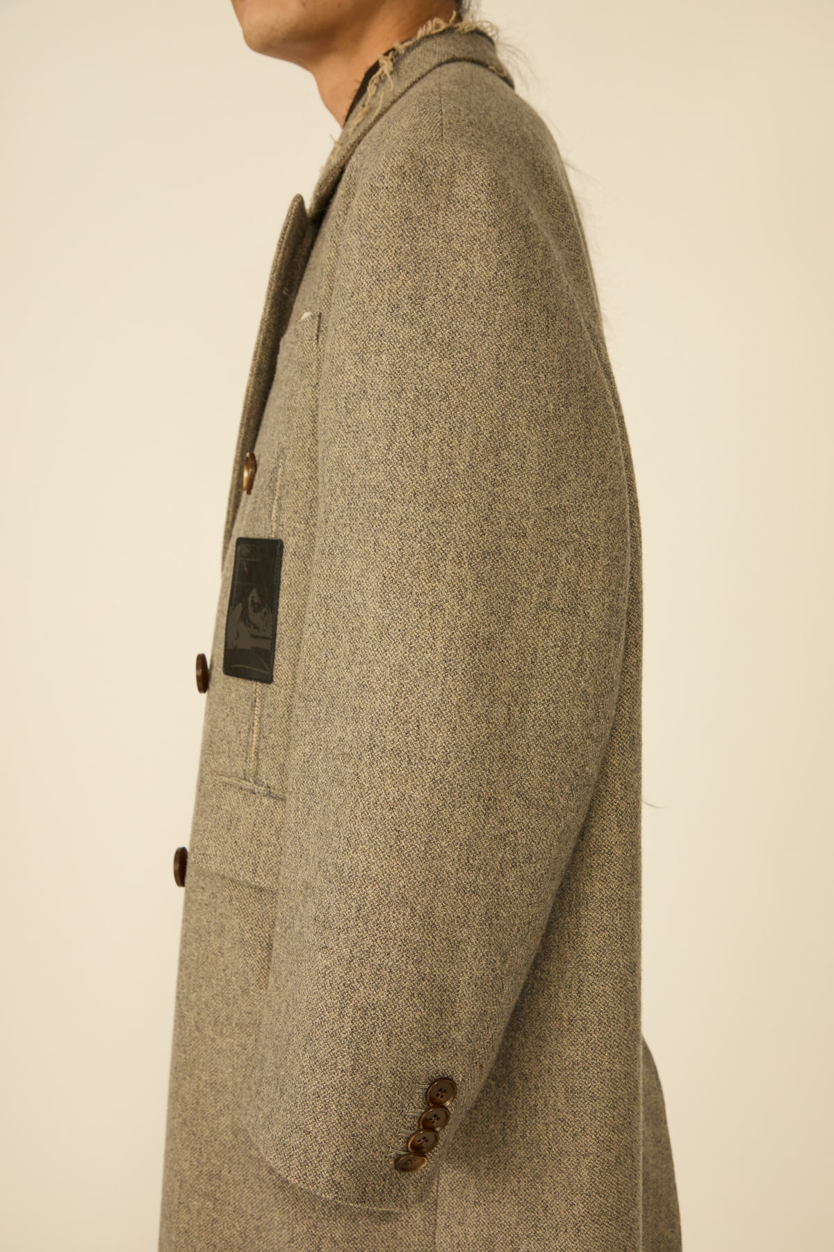 i'm here : GRANDPA COAT : / KHAKI