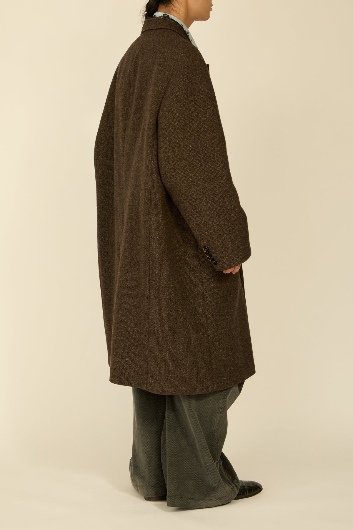 i'm here : GRANDPA COAT : / KHAKI