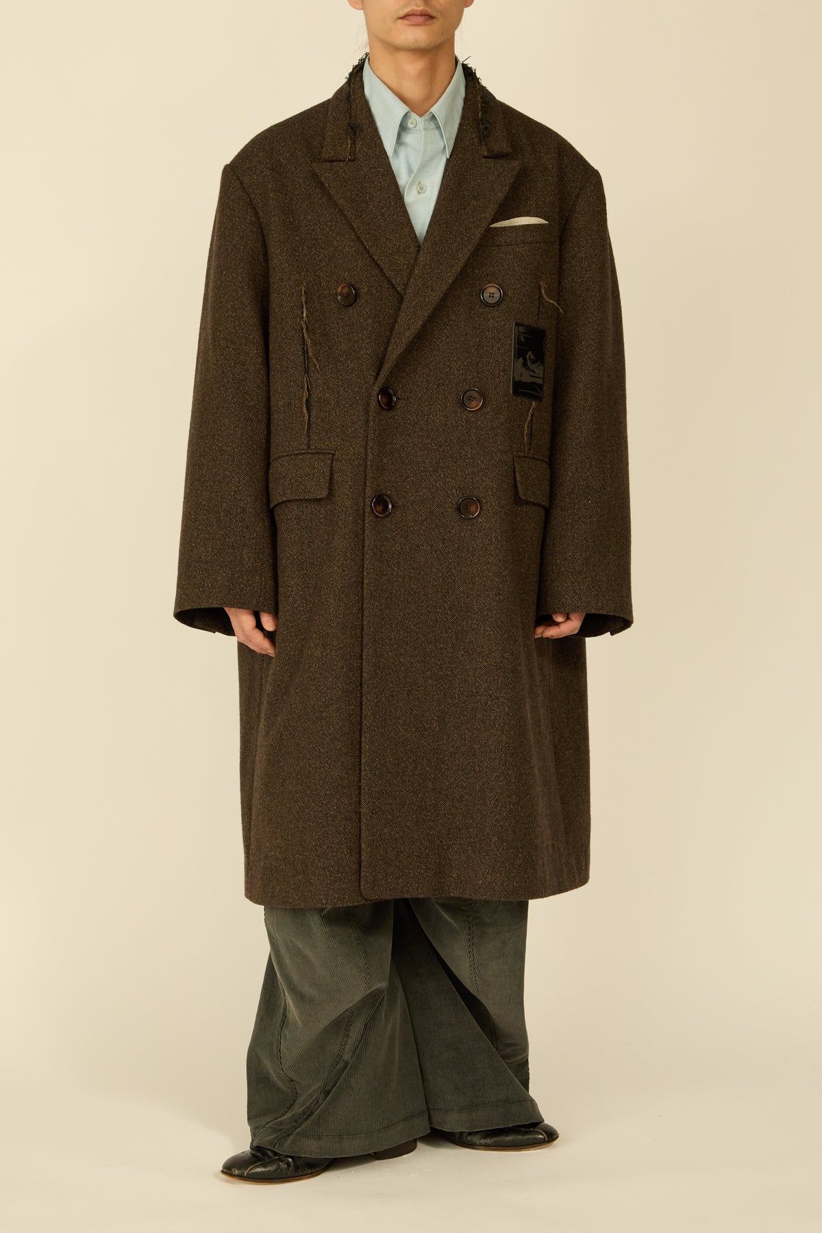 i'm here : GRANDPA COAT : / KHAKI