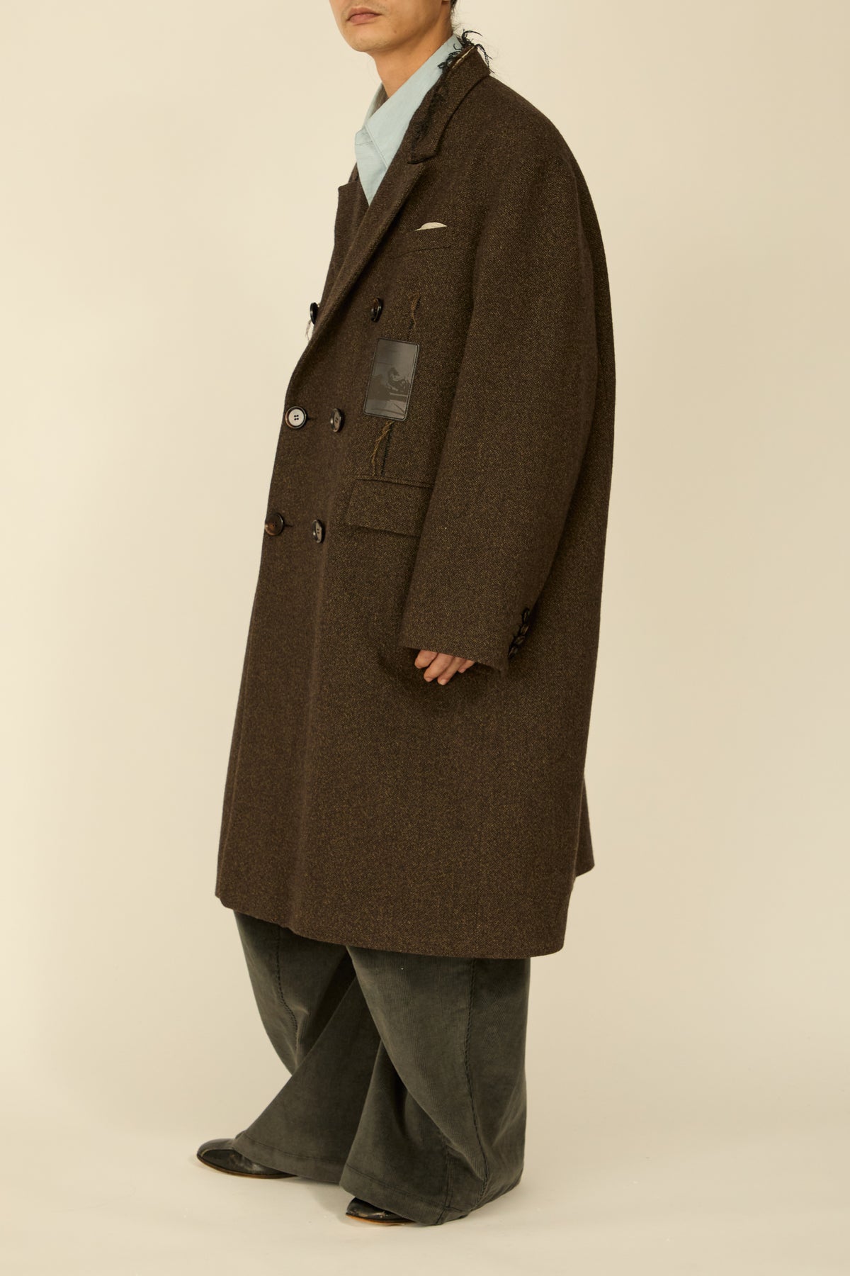 i'm here : GRANDPA COAT : / KHAKI