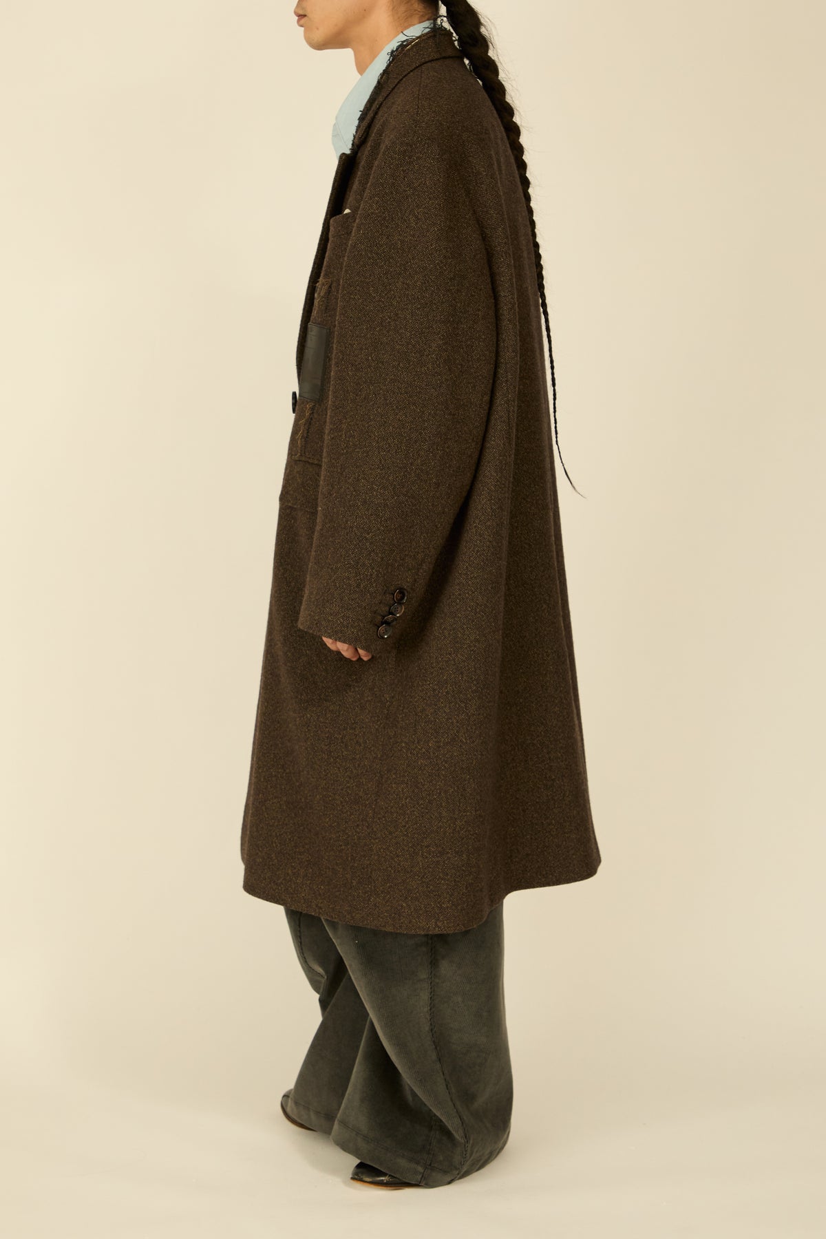 i'm here : GRANDPA COAT : / KHAKI