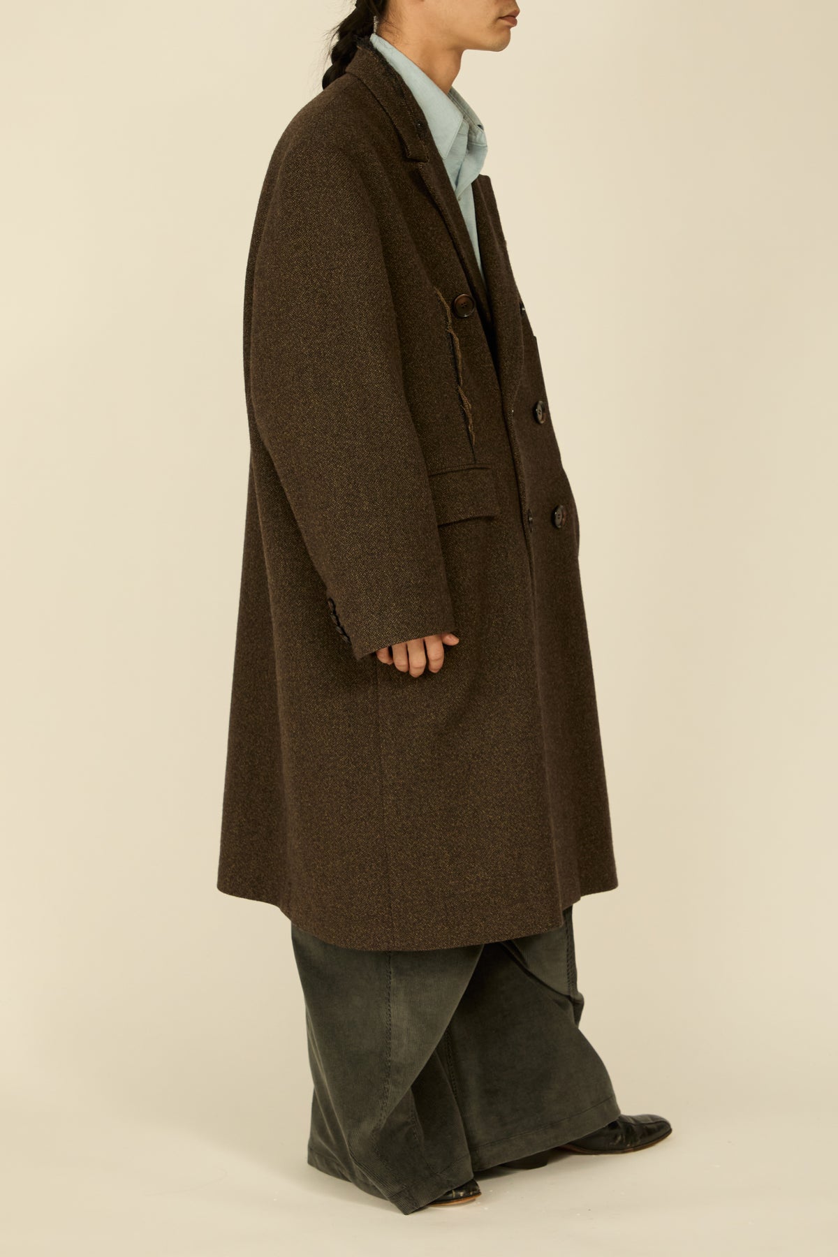i'm here : GRANDPA COAT : / KHAKI