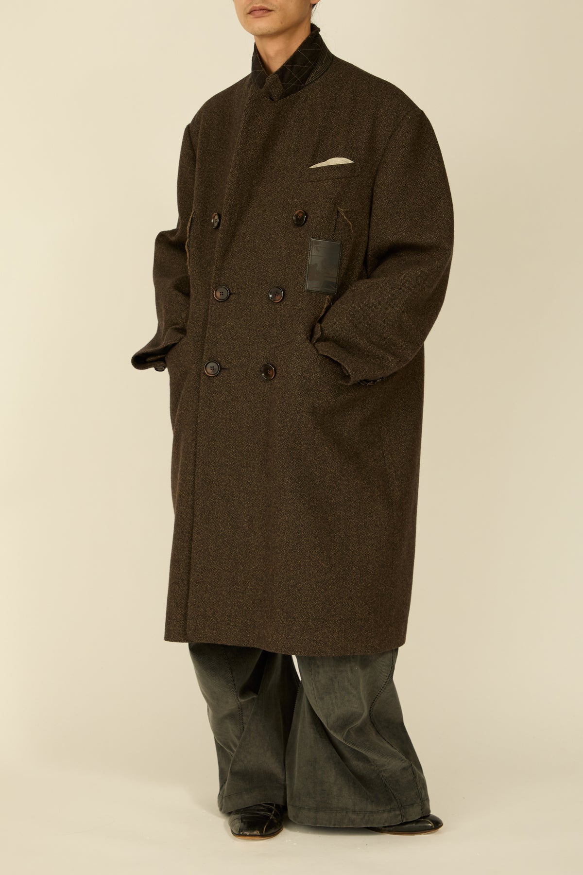 i'm here : GRANDPA COAT : / KHAKI