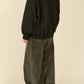i'm here : " METAL " SWEAT SHIRT : / BLACK