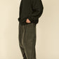 i'm here : " METAL " SWEAT SHIRT : / BLACK