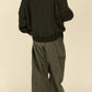 i'm here : " METAL " SWEAT SHIRT : / BLACK