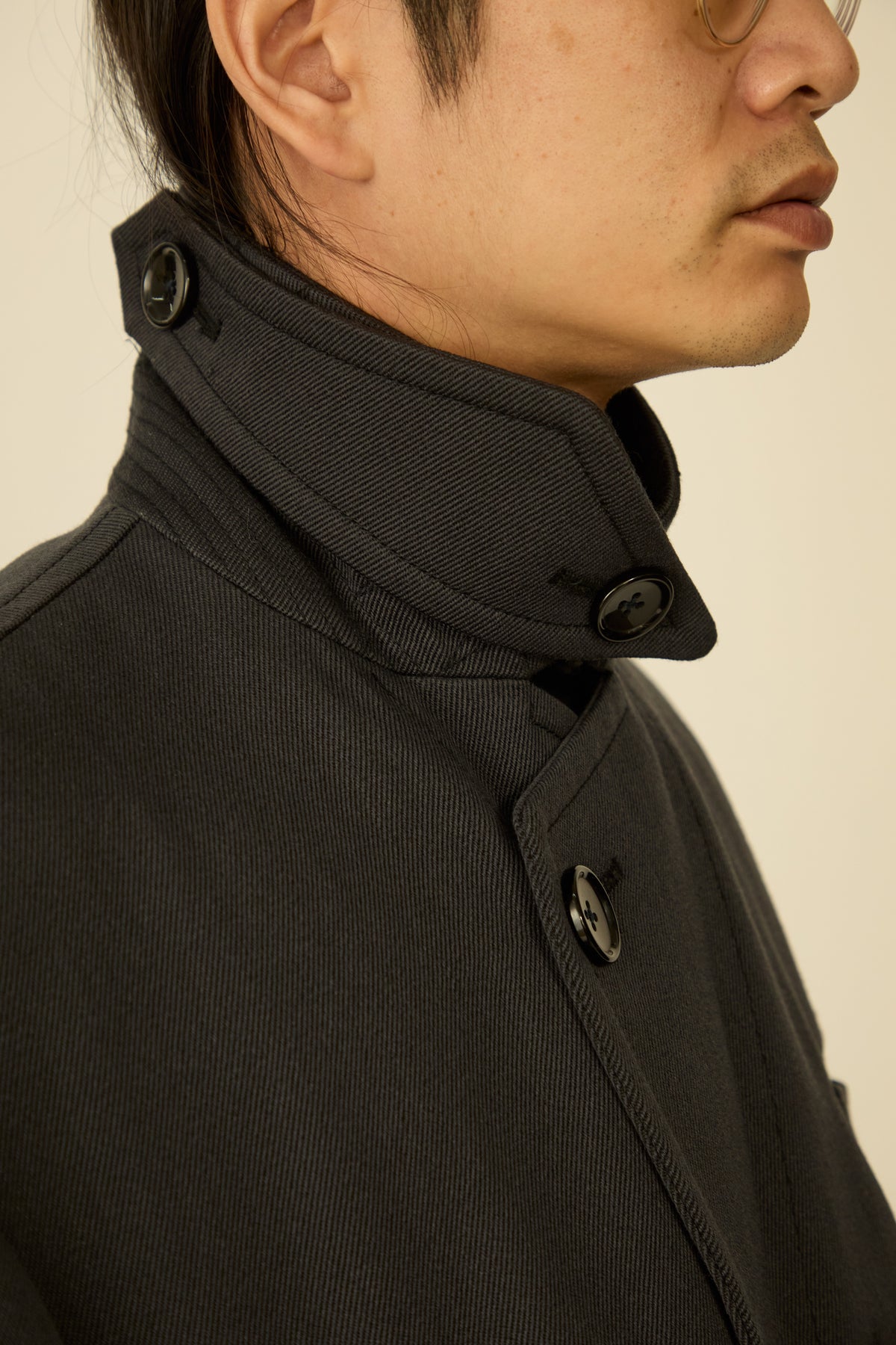 i'm here : GRANDPA JACKET : / BLACK