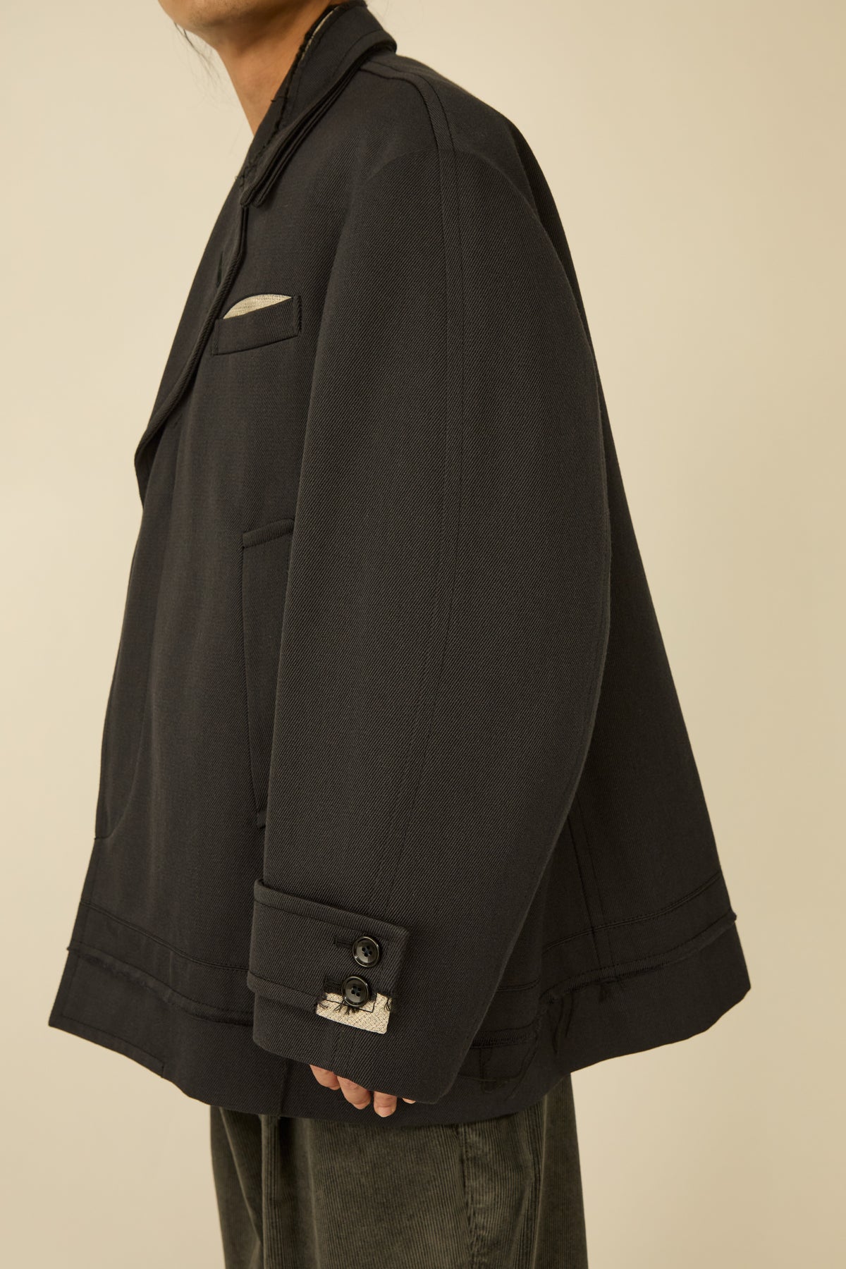 i'm here : GRANDPA JACKET : / BROWN