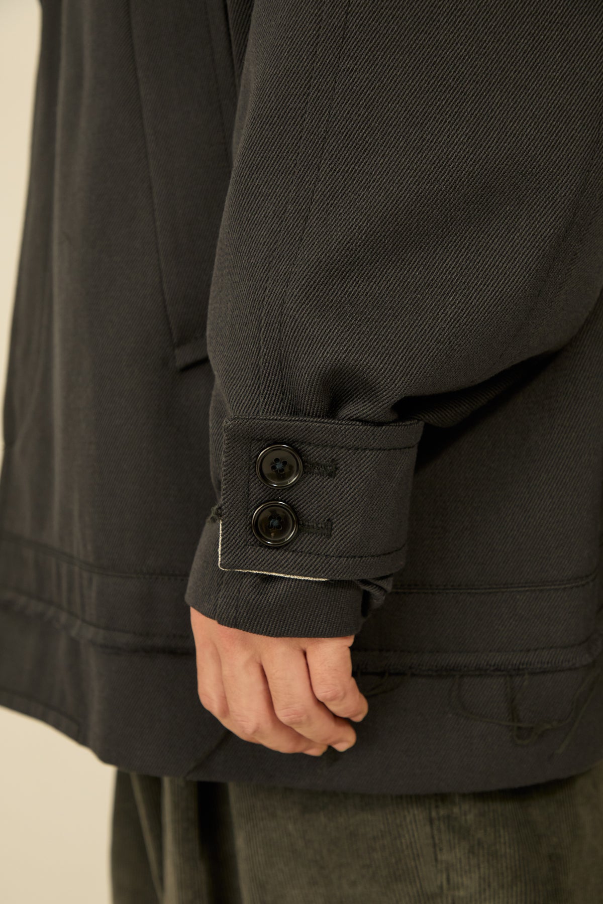 i'm here : GRANDPA JACKET : / BROWN