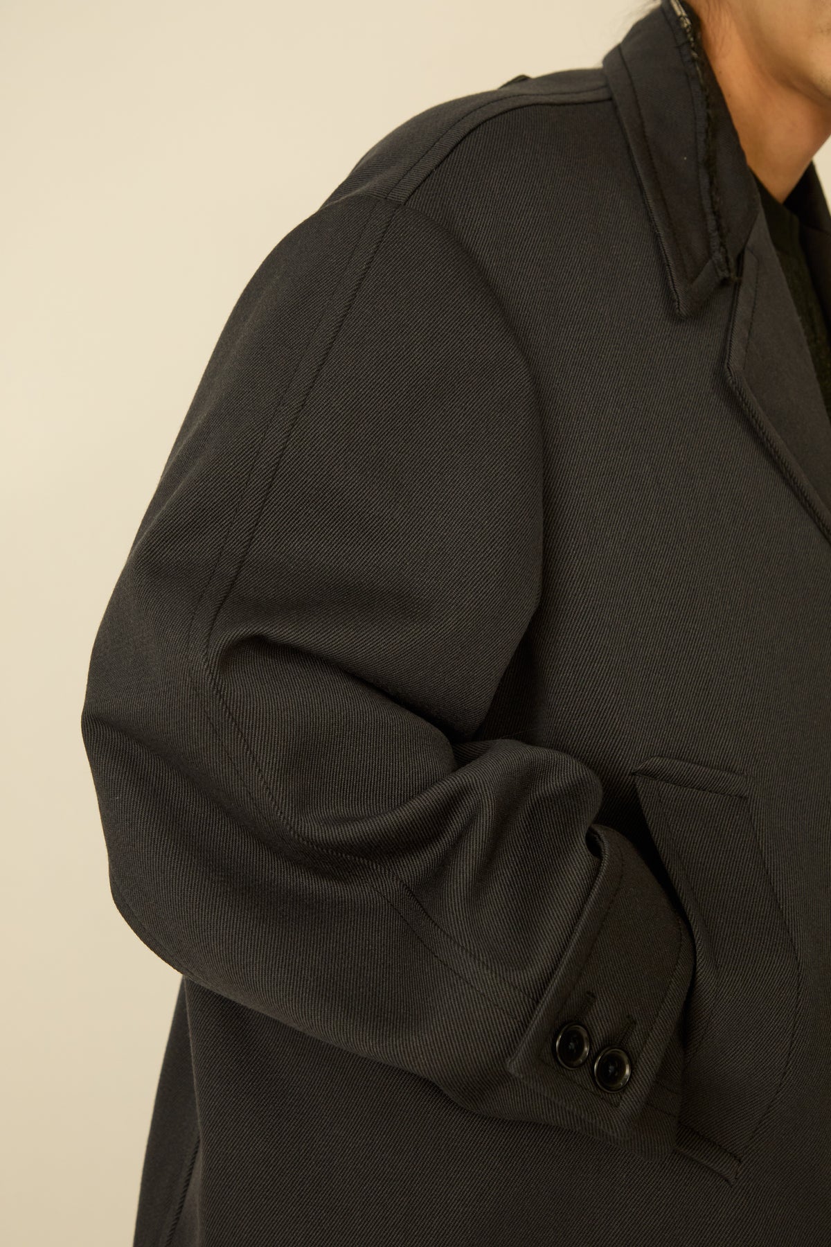 i'm here : GRANDPA JACKET : / BROWN