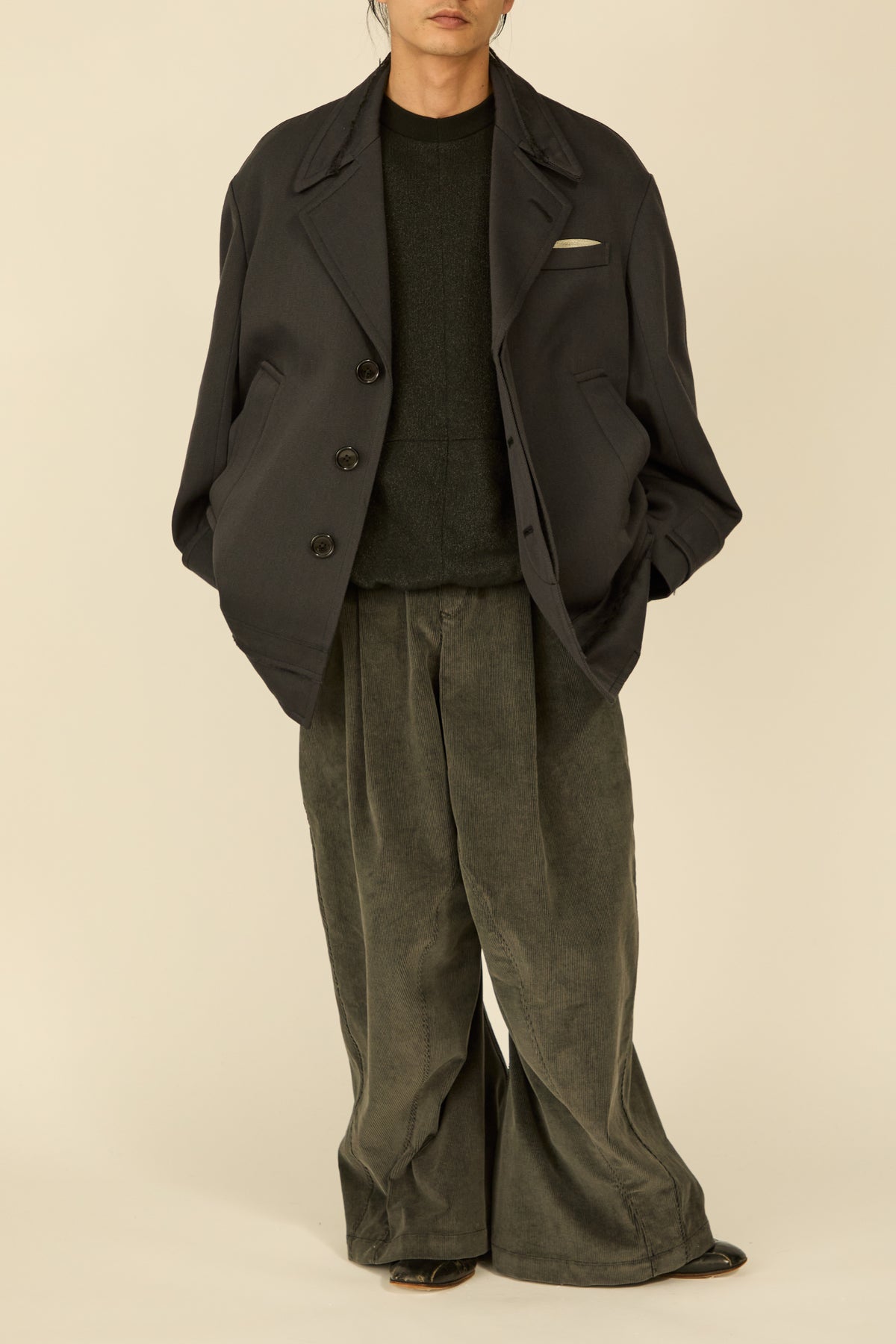 i'm here : GRANDPA JACKET : / GRAY