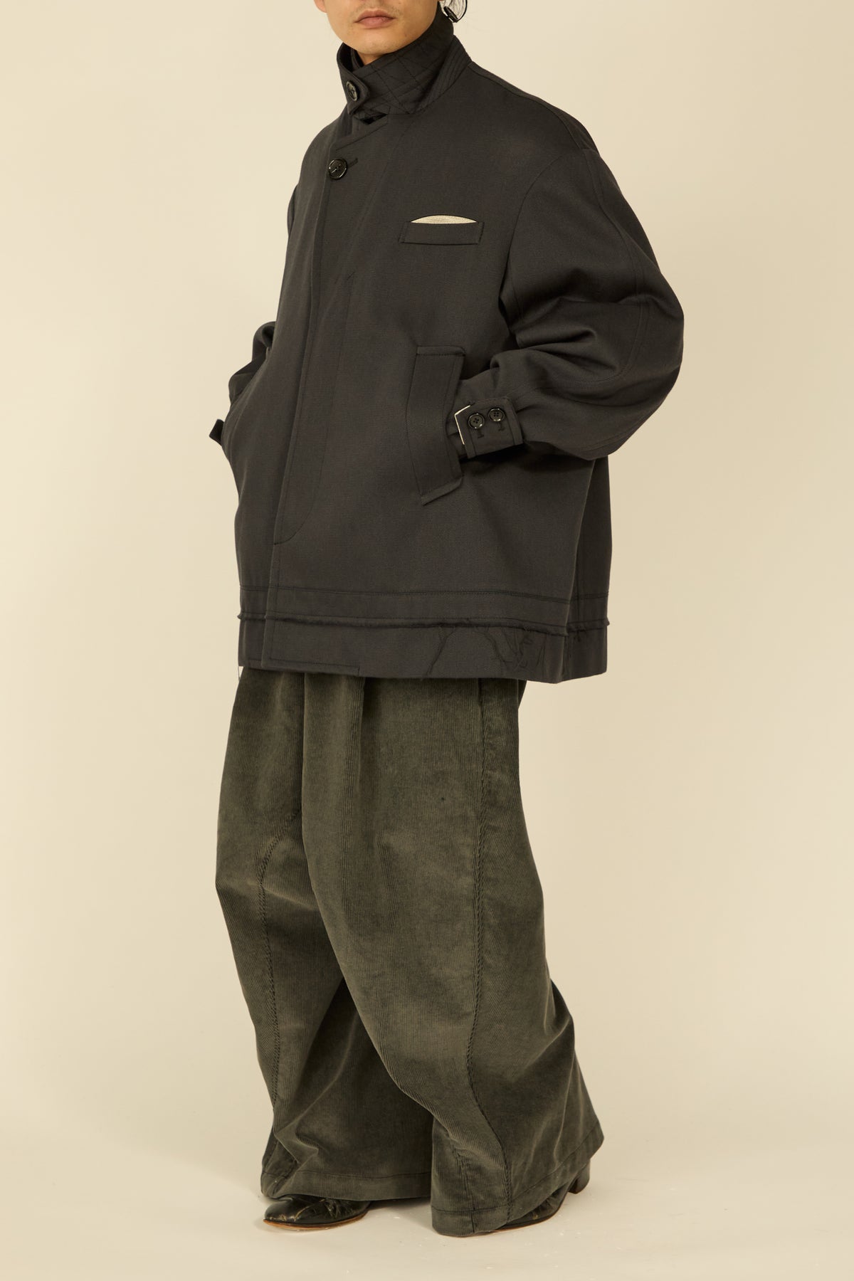 i'm here : GRANDPA JACKET : / GRAY