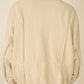 i'm here : " METAL " SWEAT SHIRT : / ECRU