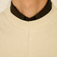 i'm here : " METAL " SWEAT SHIRT : / ECRU