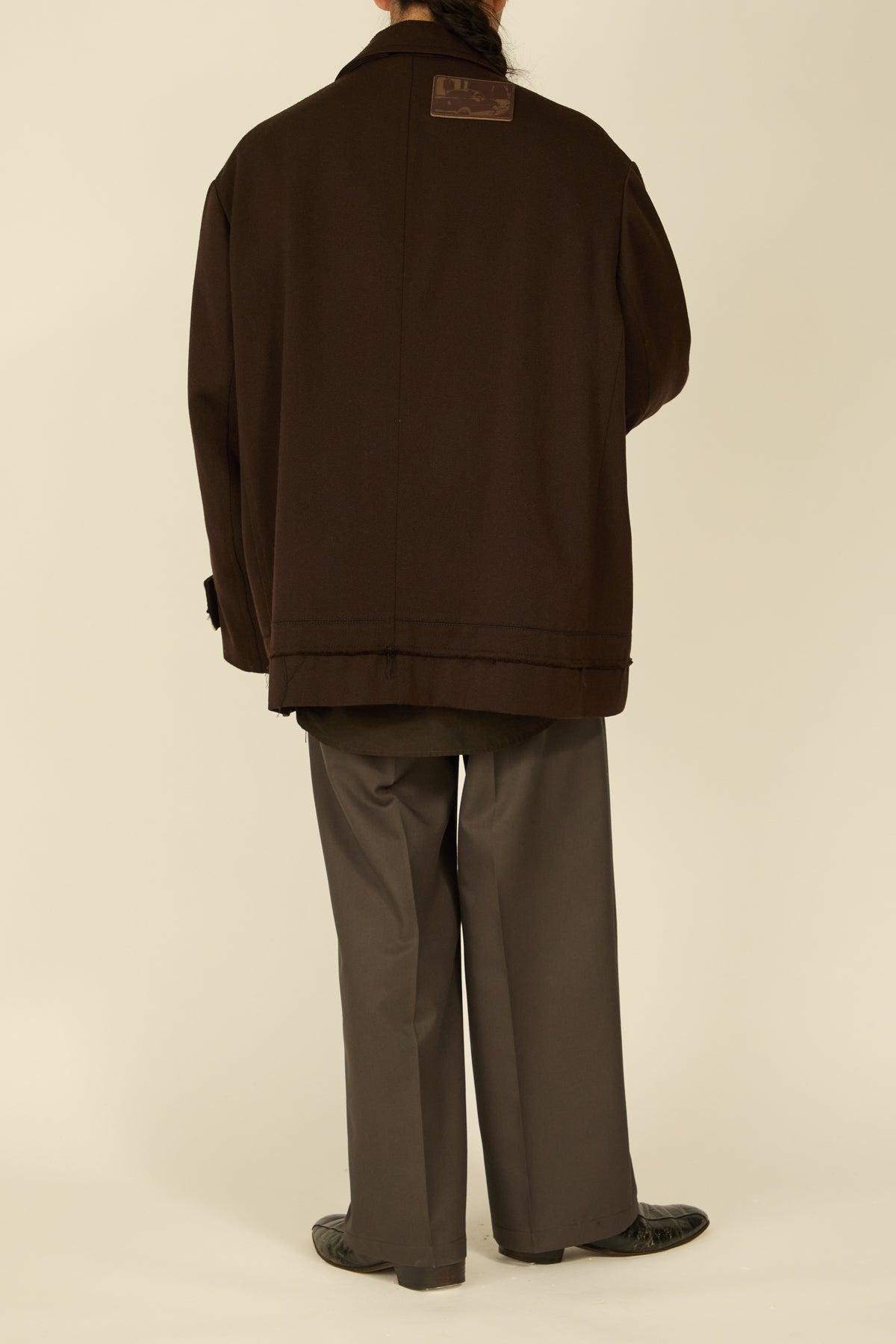i'm here : GRANDPA JACKET : / BROWN