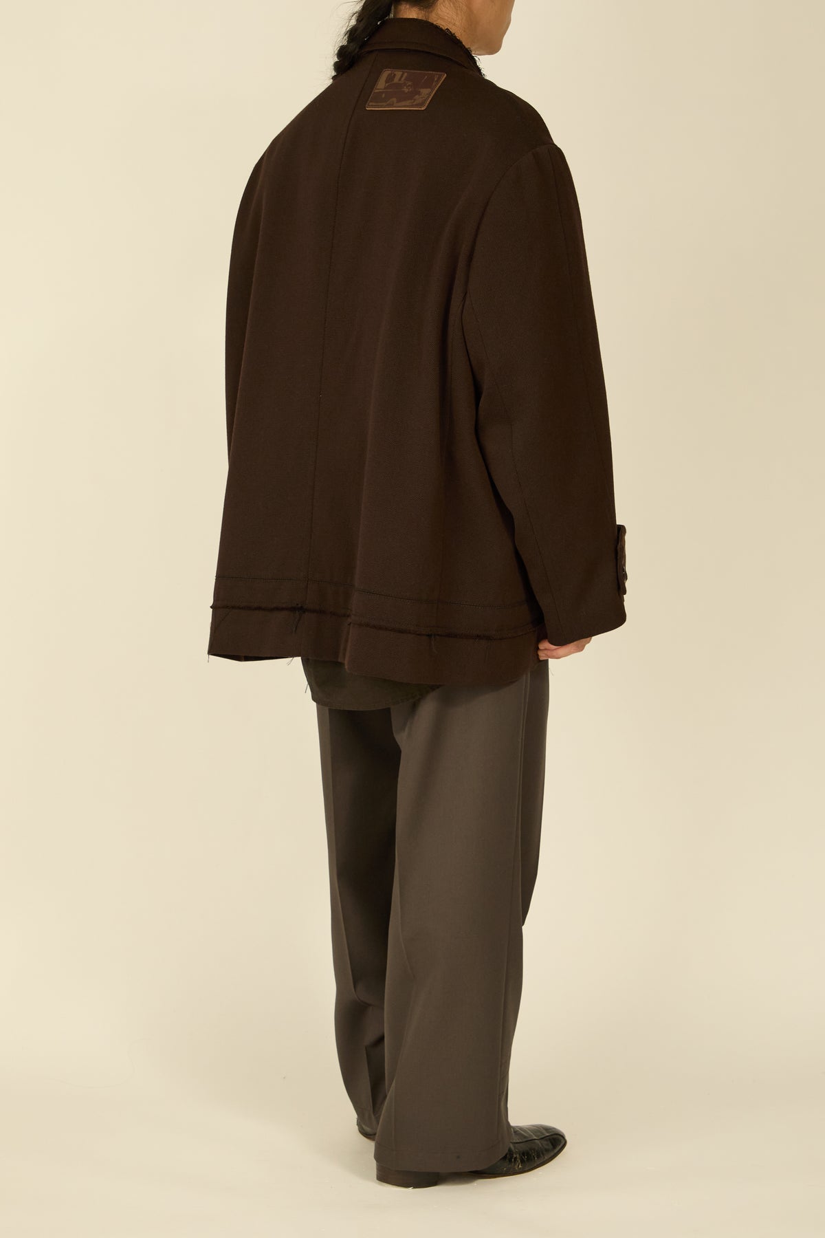 i'm here : GRANDPA JACKET : / BROWN