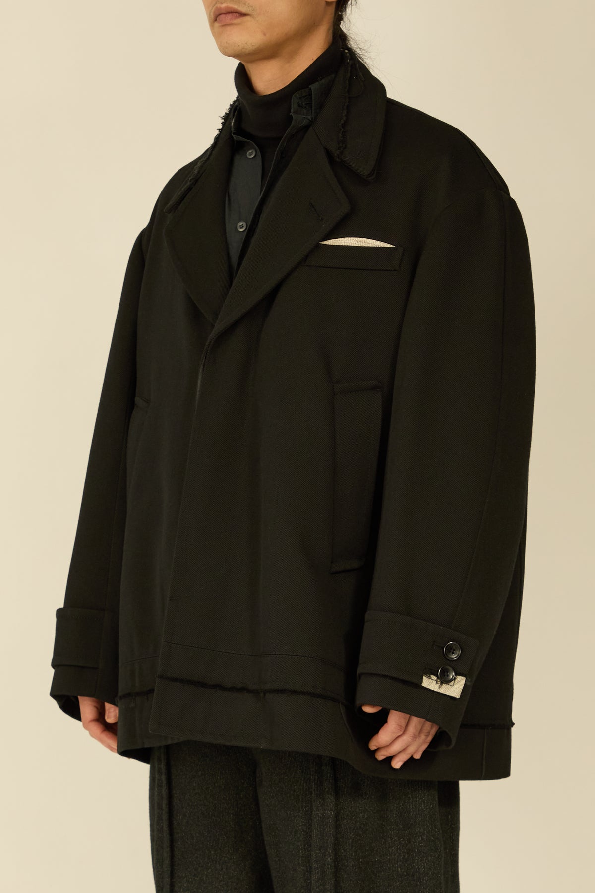 i'm here : GRANDPA JACKET : / BLACK