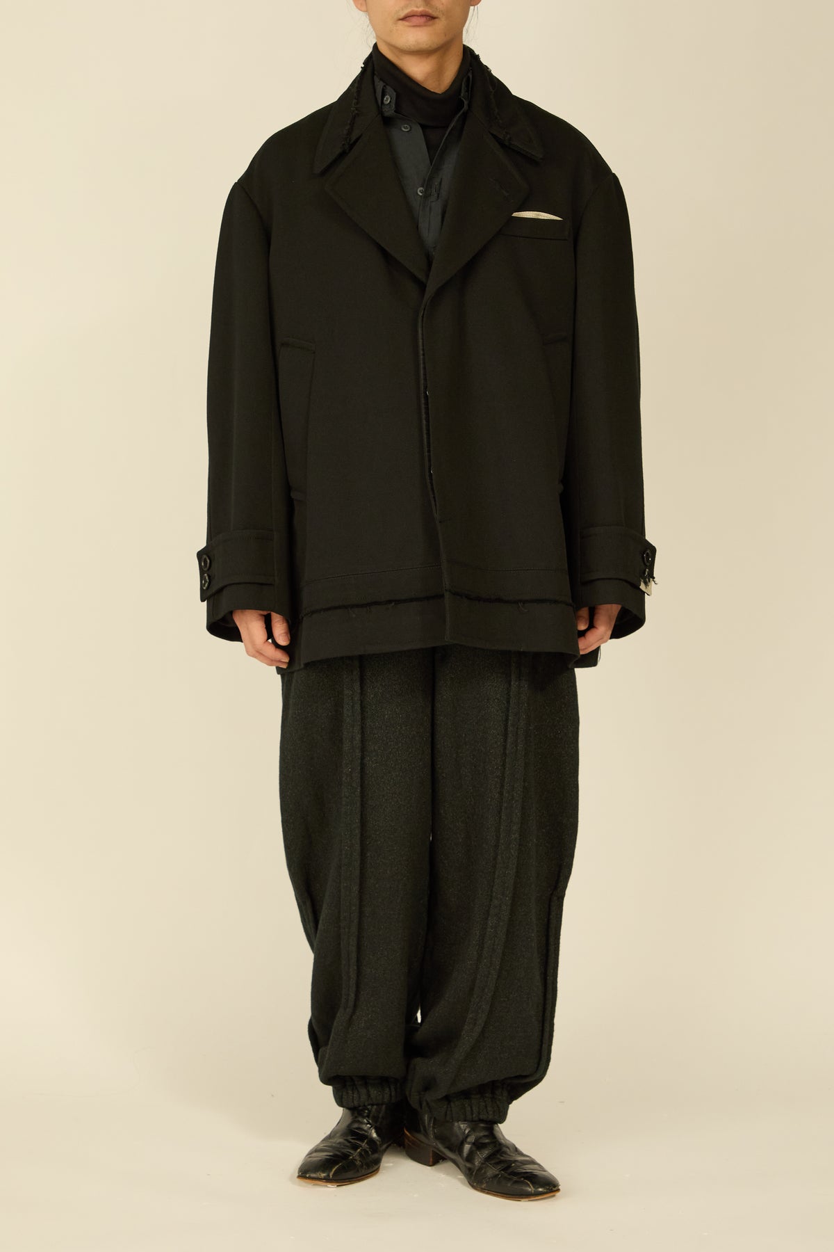 i'm here : GRANDPA JACKET : / BLACK