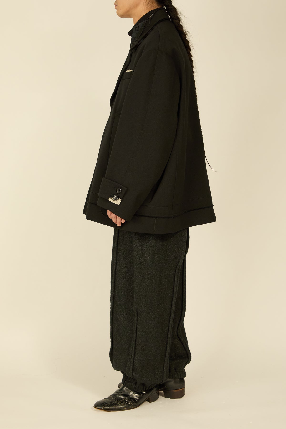 i'm here : GRANDPA JACKET : / BLACK