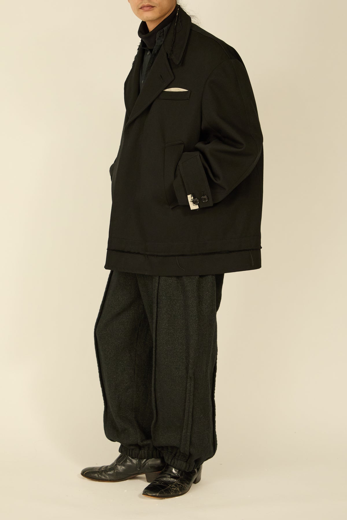 i'm here : GRANDPA JACKET : / BLACK