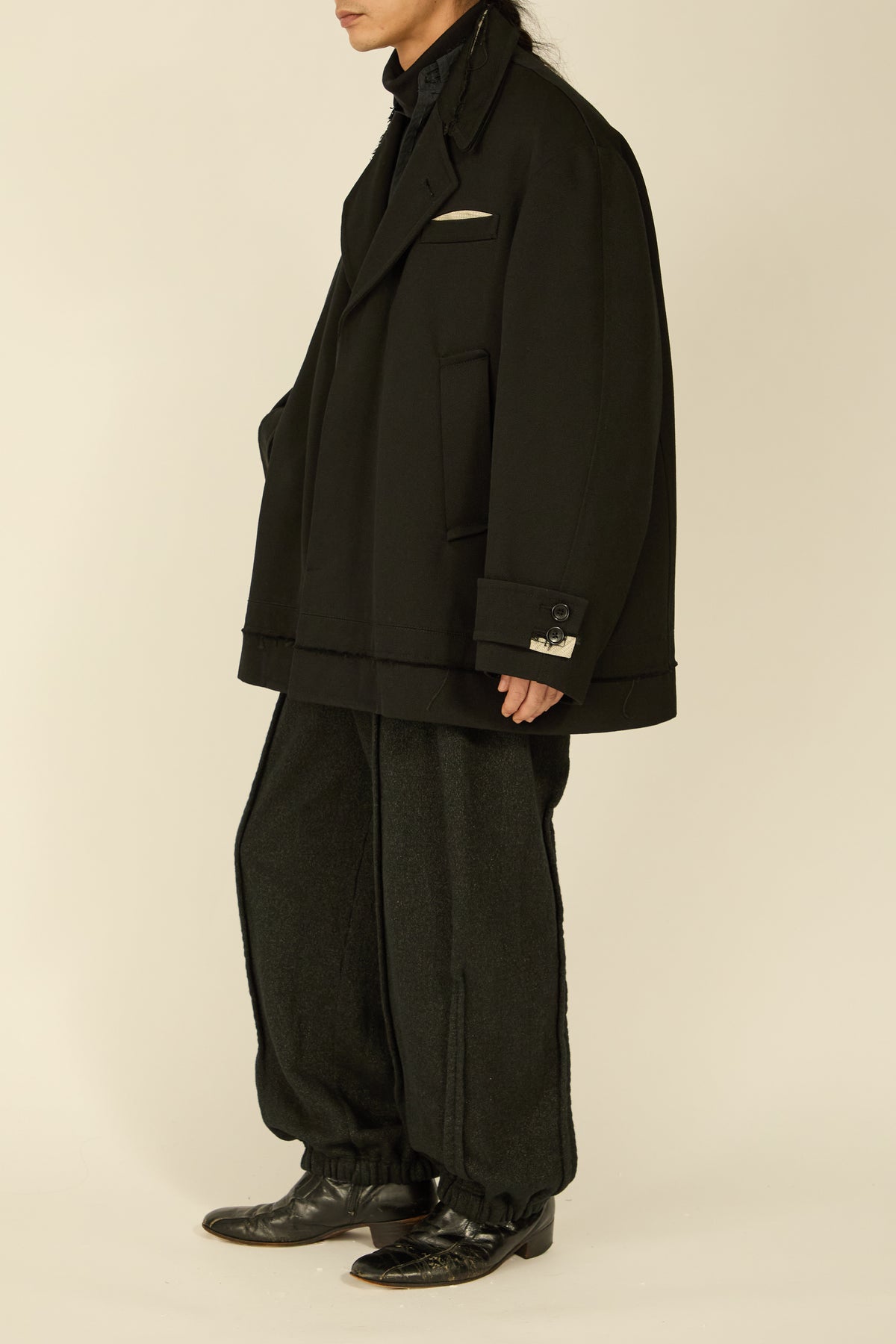 i'm here : GRANDPA JACKET : / BLACK