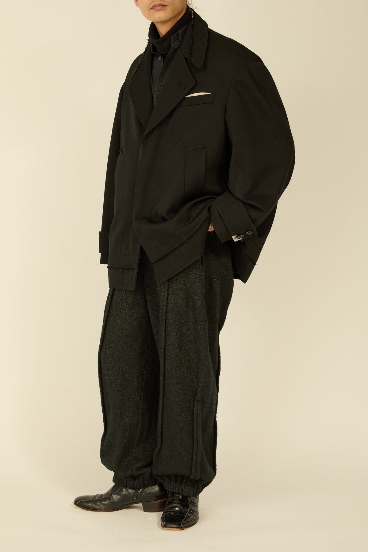 i'm here : GRANDPA JACKET : / BLACK