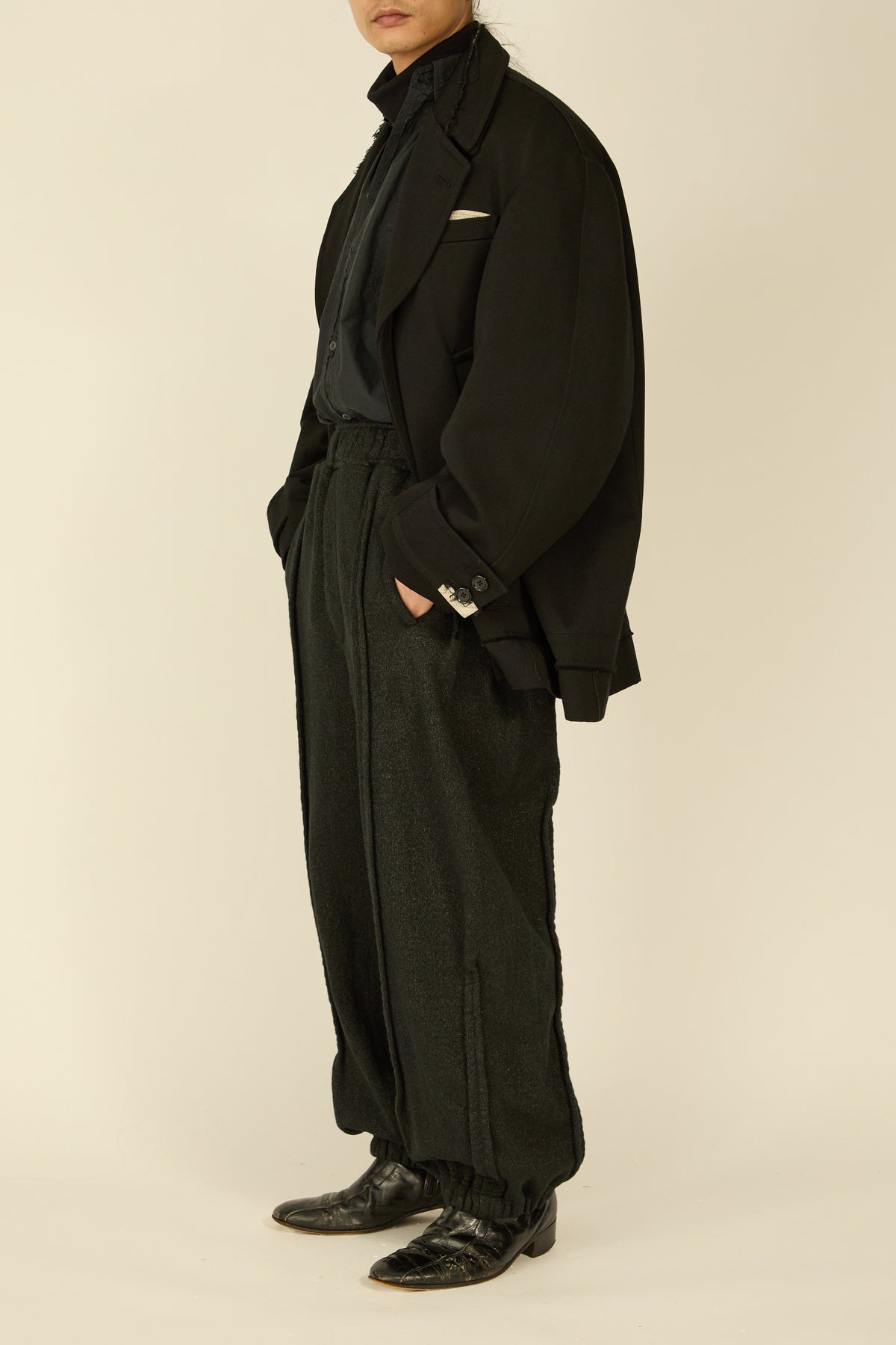 i'm here : GRANDPA JACKET : / BLACK