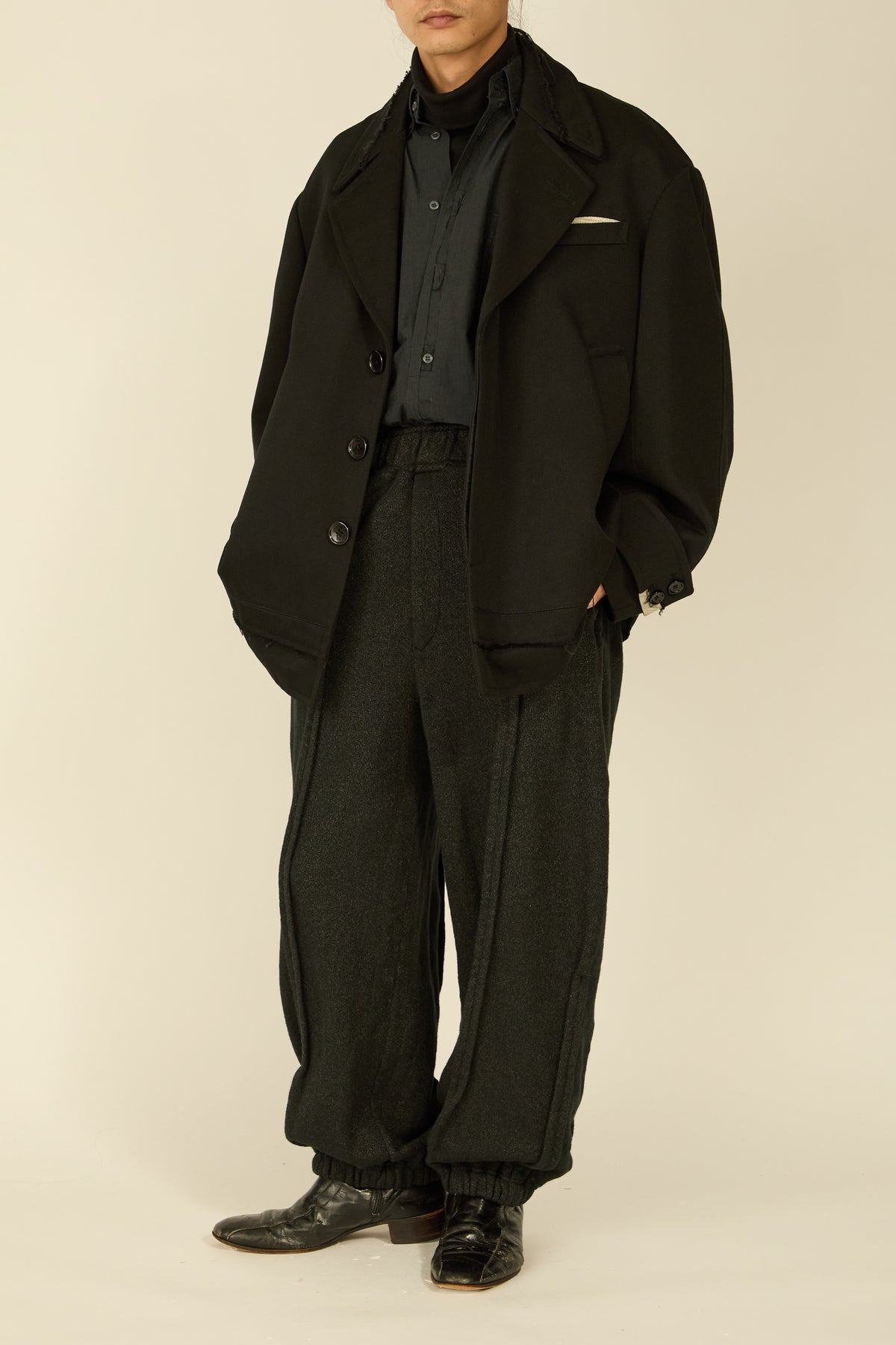 i'm here : GRANDPA JACKET : / BLACK