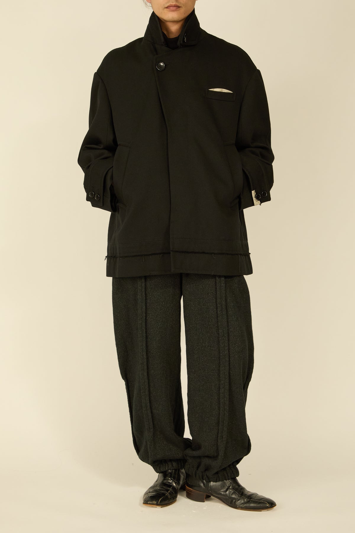 i'm here : GRANDPA JACKET : / BLACK