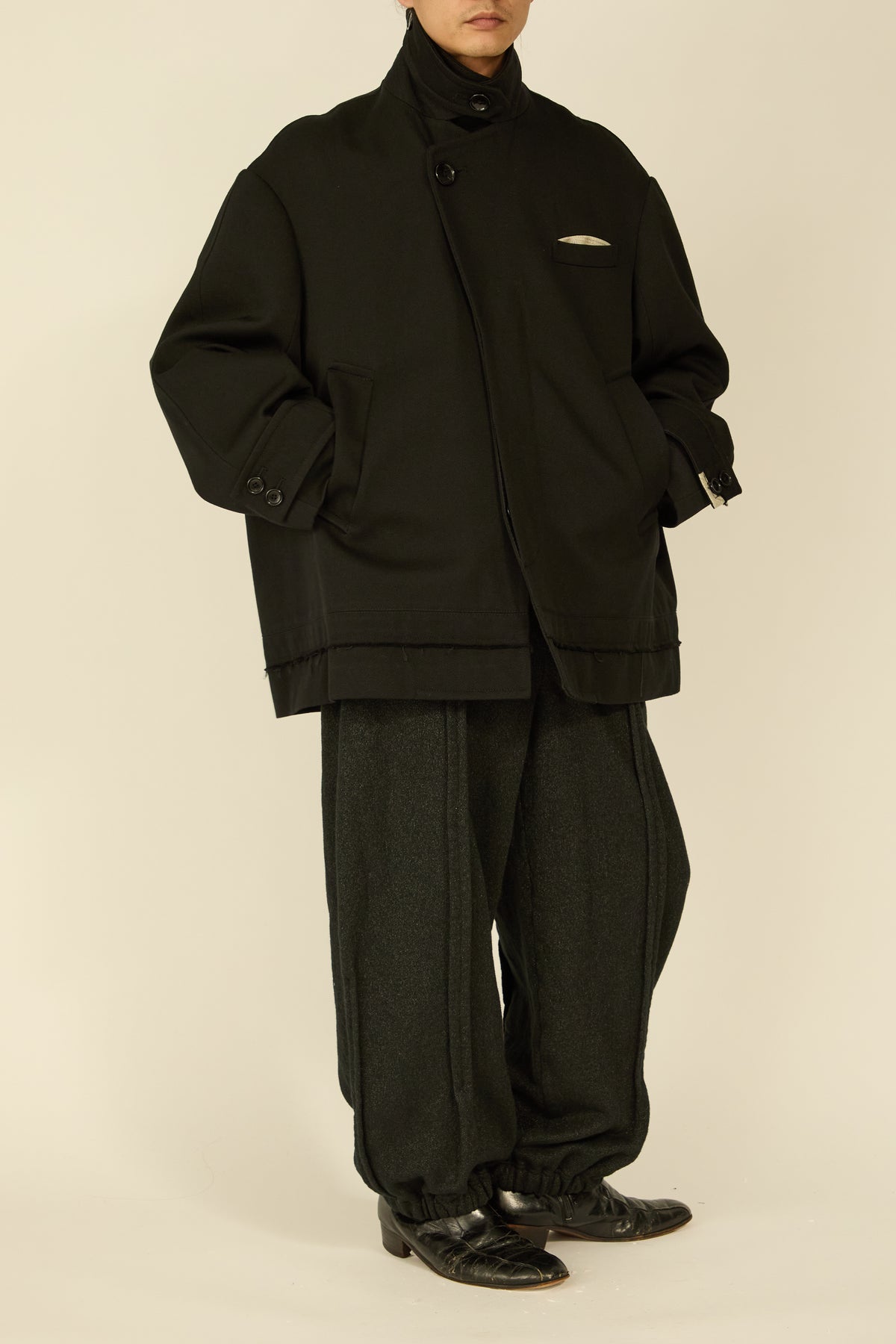 i'm here : GRANDPA JACKET : / BLACK
