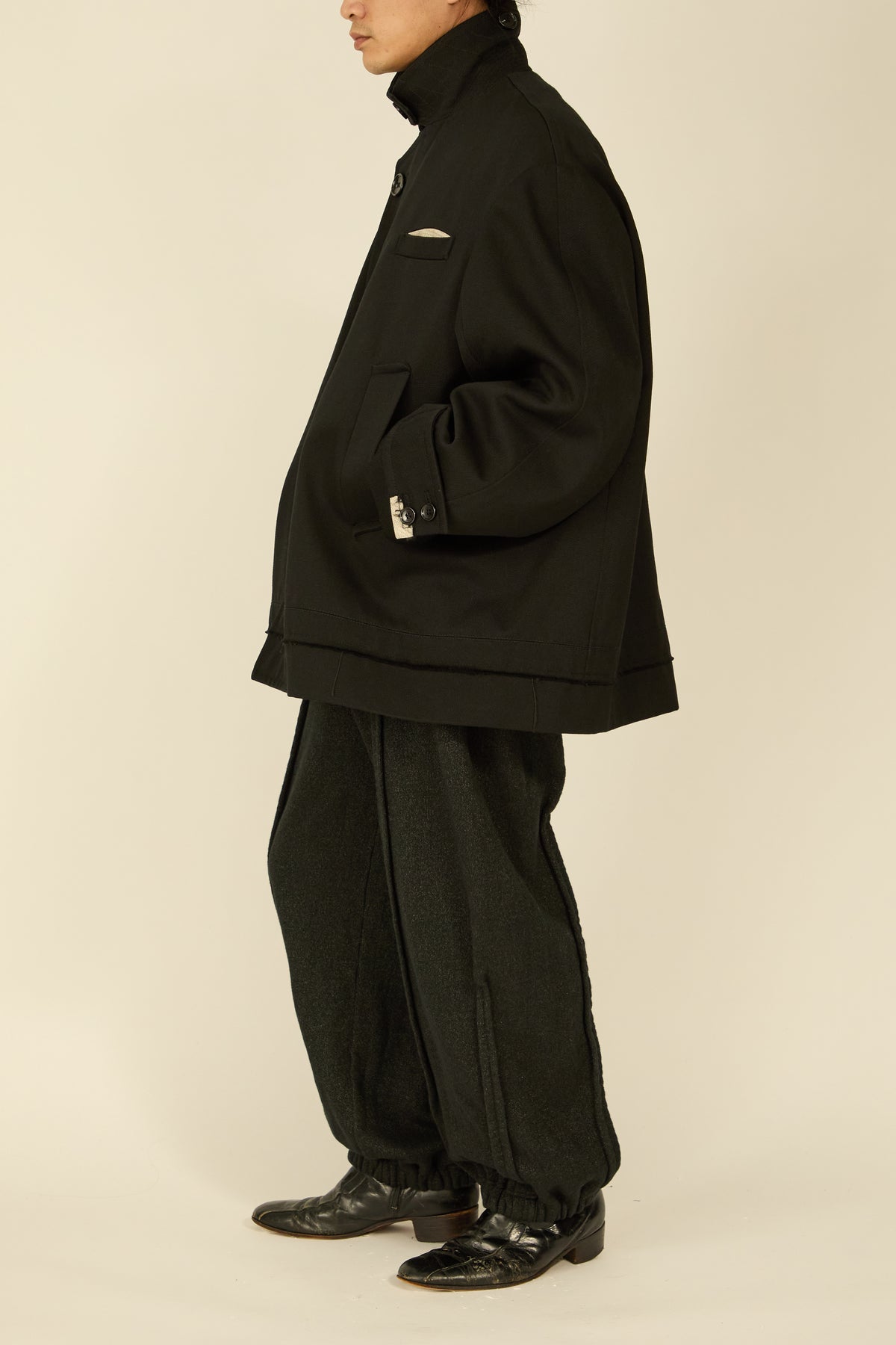 i'm here : GRANDPA JACKET : / BLACK