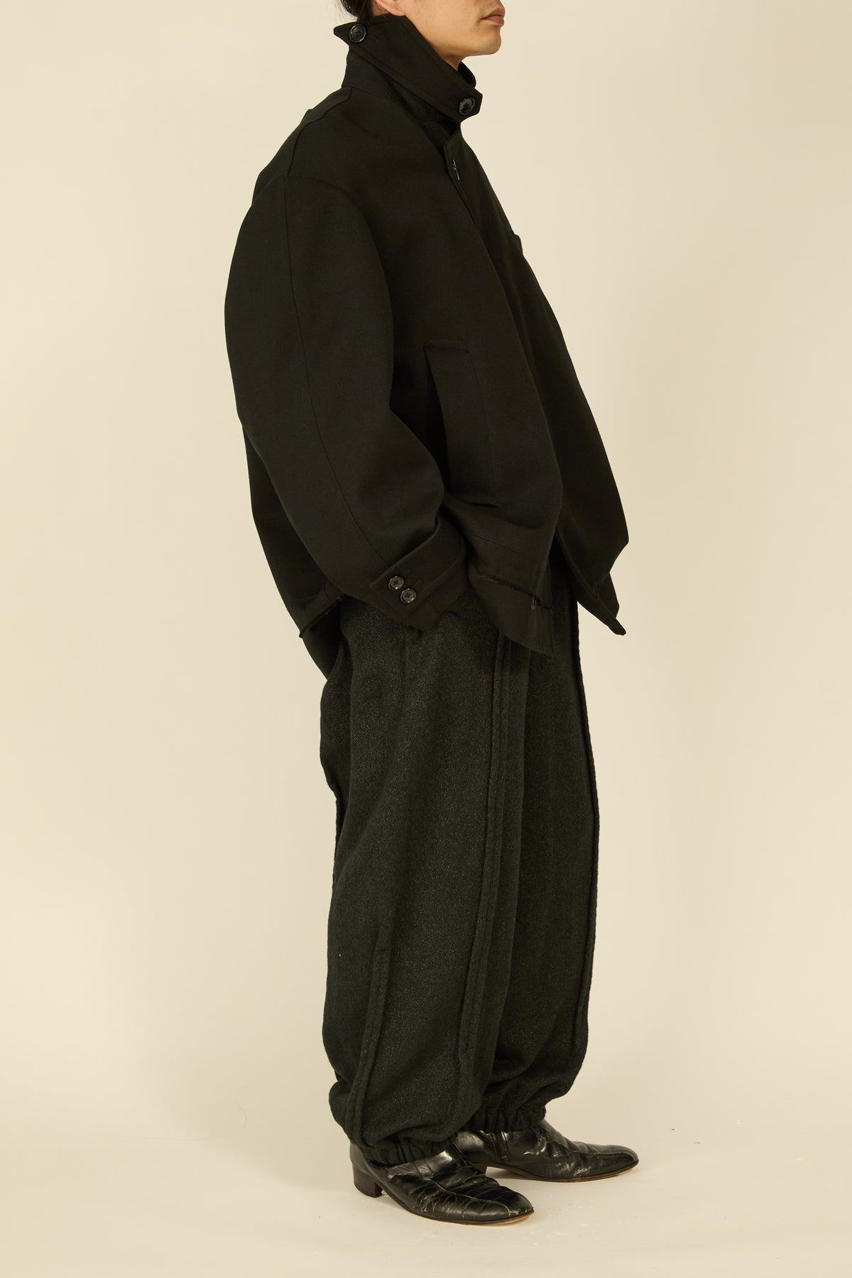 i'm here : GRANDPA JACKET : / BLACK
