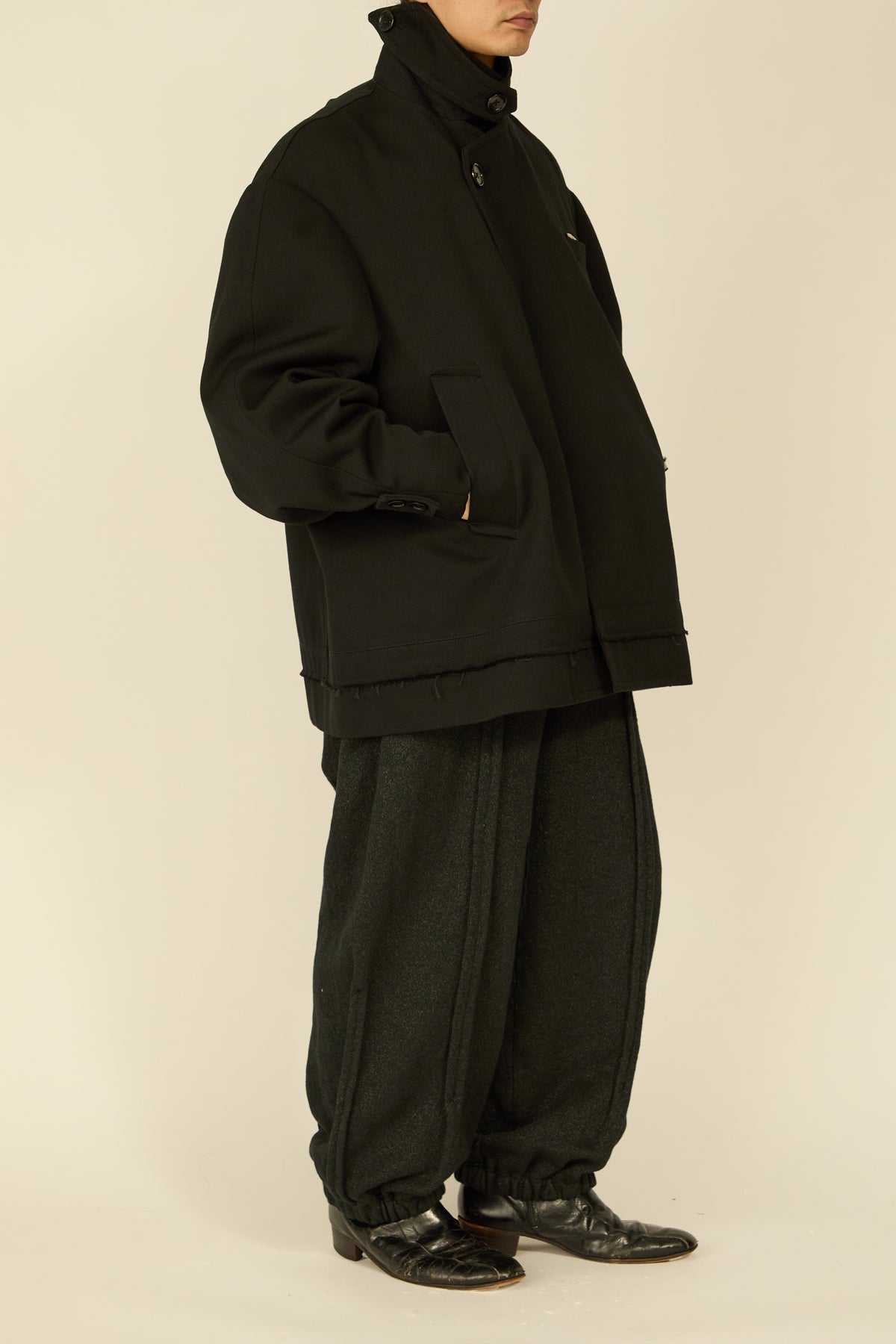 i'm here : GRANDPA JACKET : / BLACK