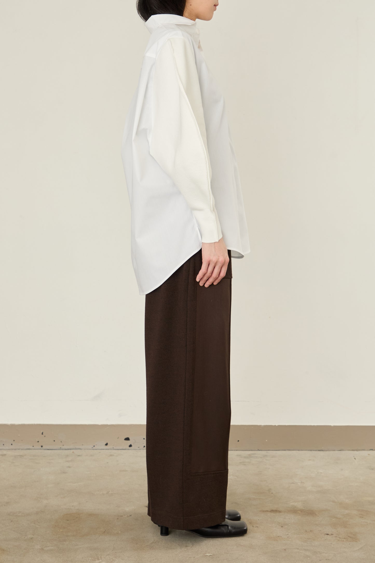 i'm here : KNIT SLEEVE : DOCKING SHIRTS