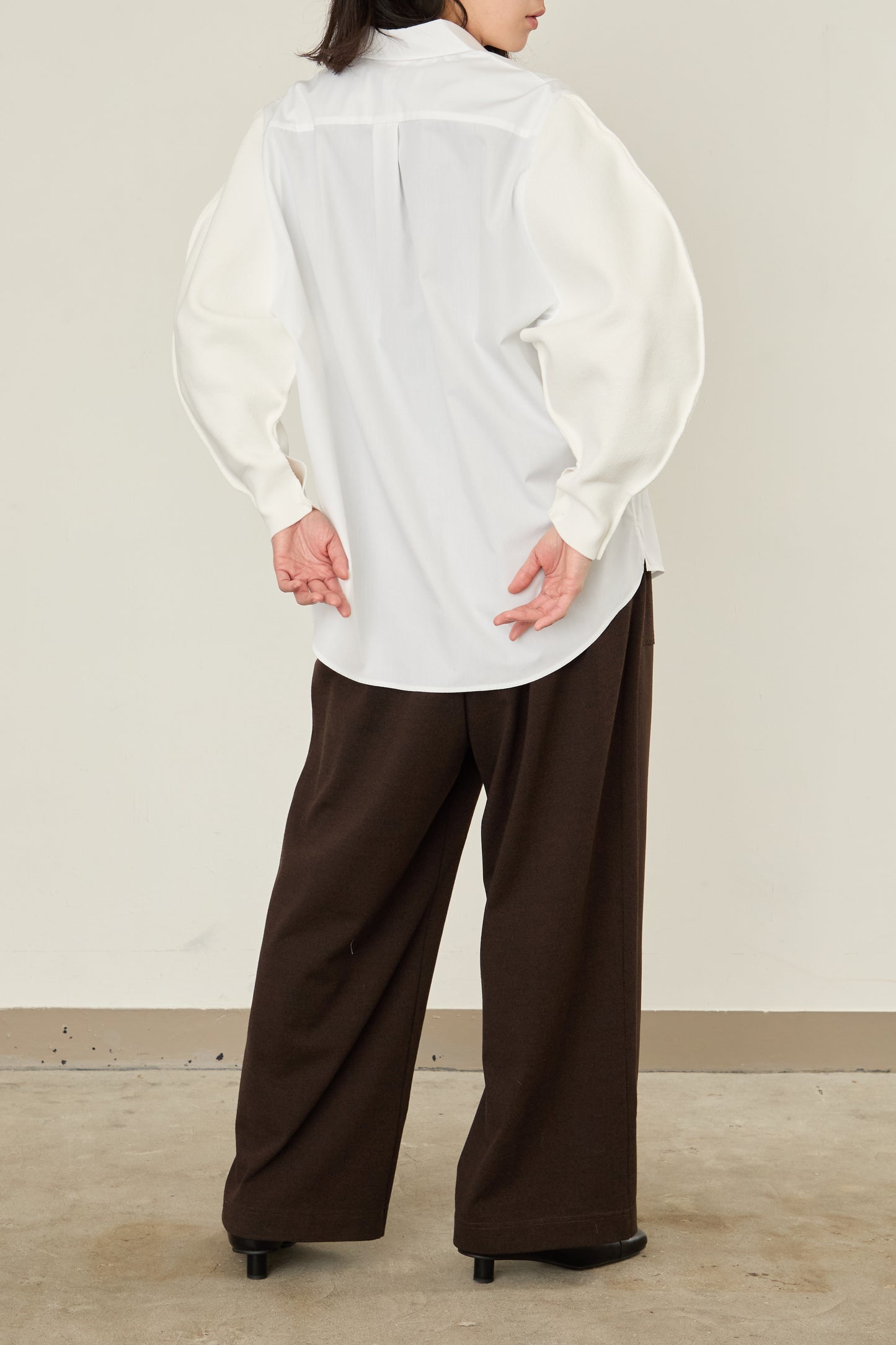 i'm here : KNIT SLEEVE : DOCKING SHIRTS