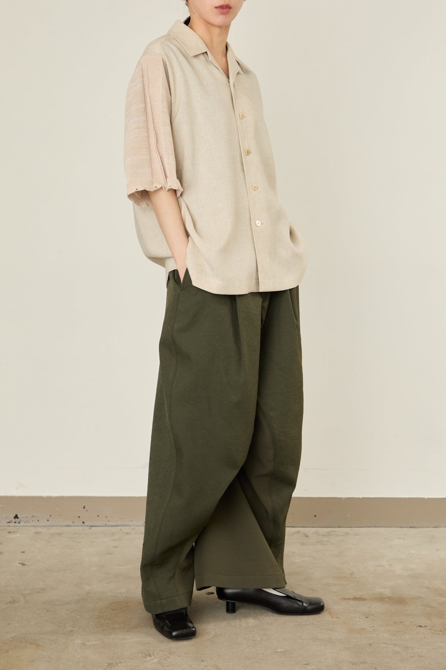 i'm here : KNIT SHORT SLEEVE : DOCKING SHIRTS