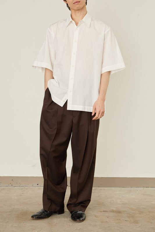 i'm here : TAILORED COLLAR : SHIRTS / WHITE