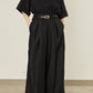 i'm here : LINEN WIDE PANTS :