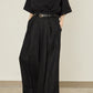 i'm here : LINEN WIDE PANTS :