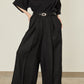 i'm here : LINEN WIDE PANTS :