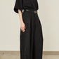 i'm here : LINEN WIDE PANTS :