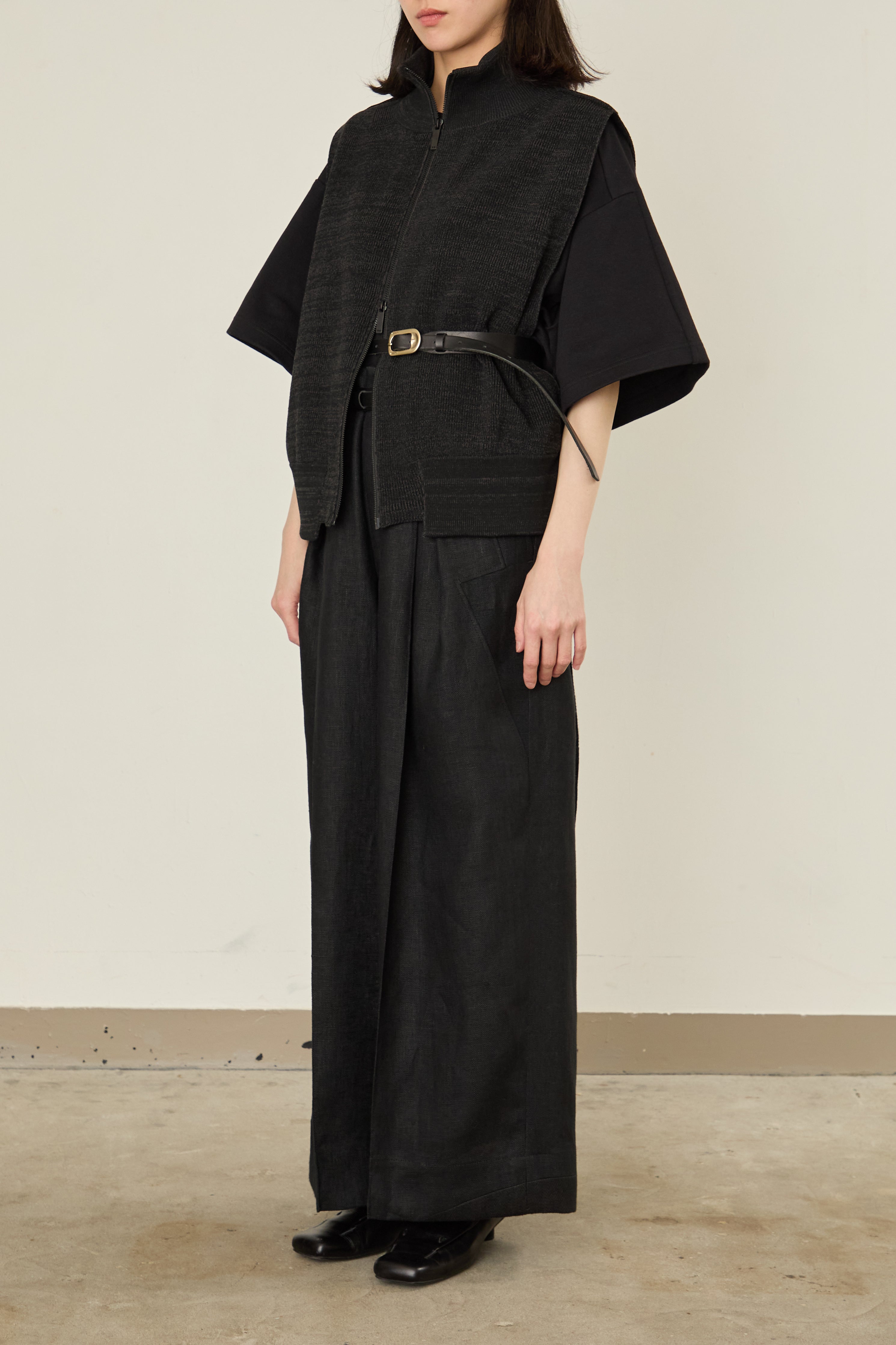 i'm here : DRIVER`S KNIT VEST : / GRAY – i`m here :