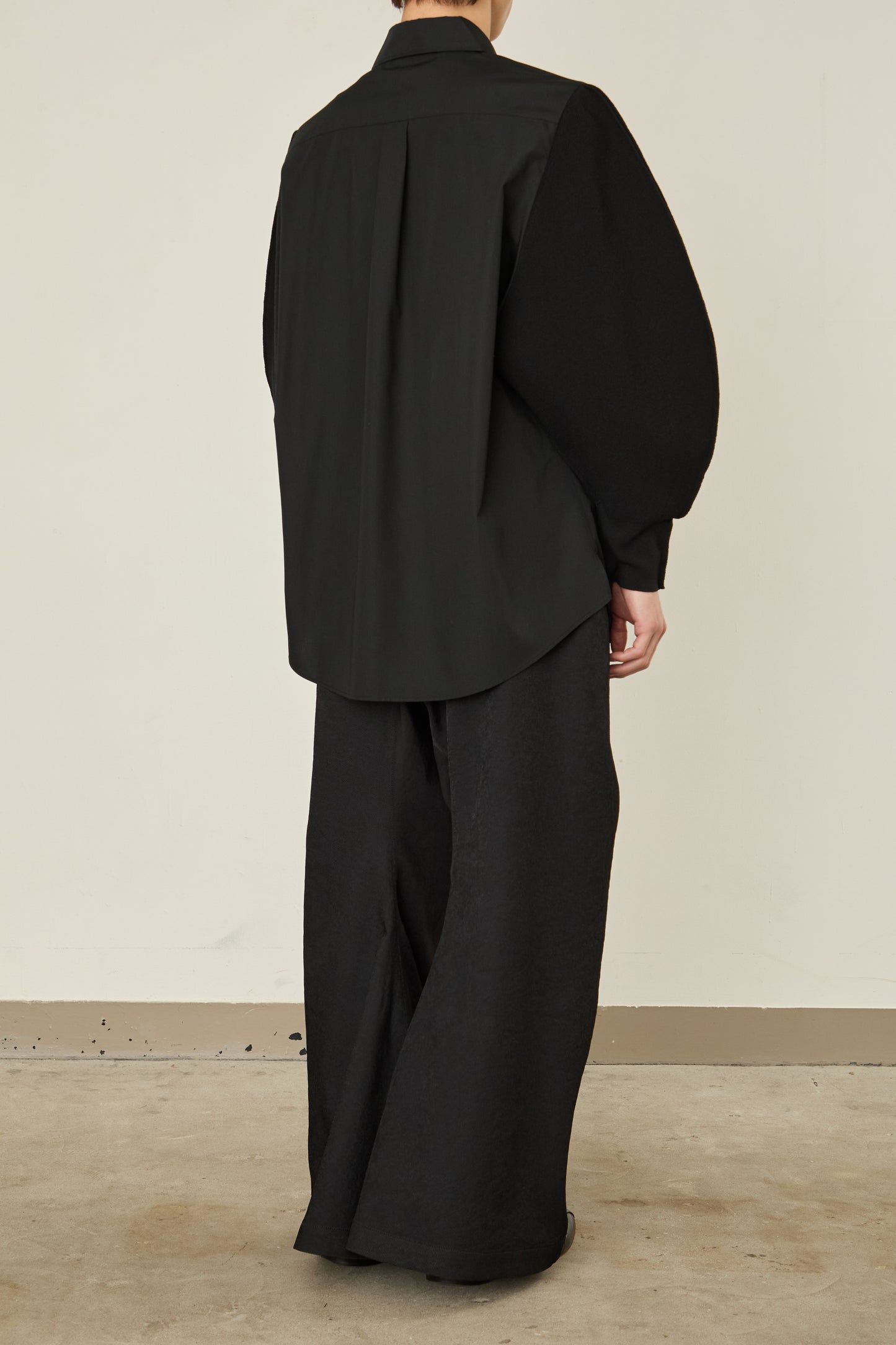 i'm here : KNIT SLEEVE : DOCKING SHIRTS