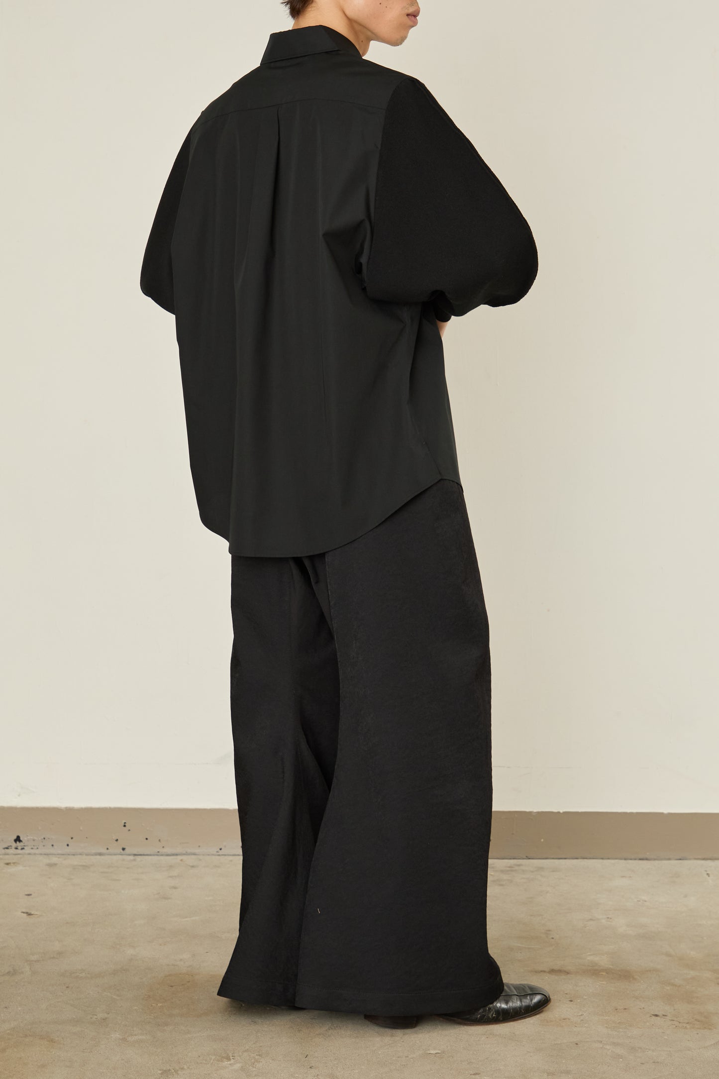 i'm here : KNIT SLEEVE : DOCKING SHIRTS